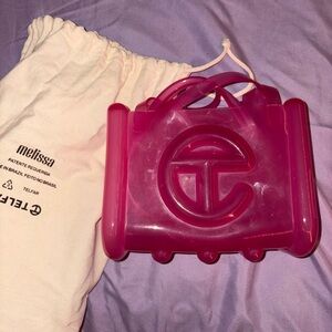 Melissa X Telfar Pink Jelly Bag